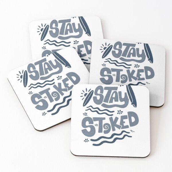 Item preview, Stay Stoked – Surf Culture Typography Design designed and sold by WATEKE.