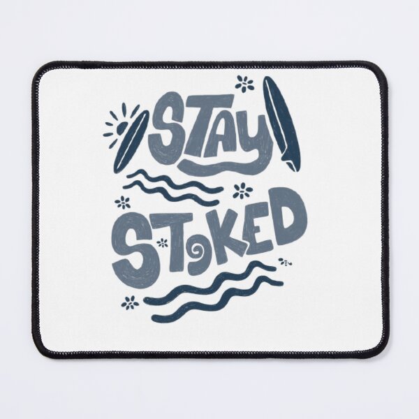 Item preview, Stay Stoked – Surf Culture Typography Design designed and sold by WATEKE.