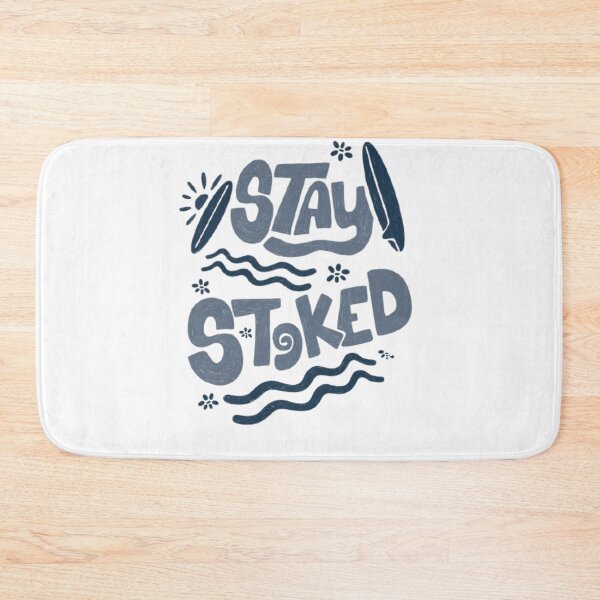 Item preview, Stay Stoked – Surf Culture Typography Design designed and sold by WATEKE.