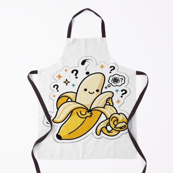 Item preview, Confused Banana Sticker | Cute Funny Banana Cartoon | Kawaii Fruit Meme Vinyl Decal designed and sold by AdityaShop18.