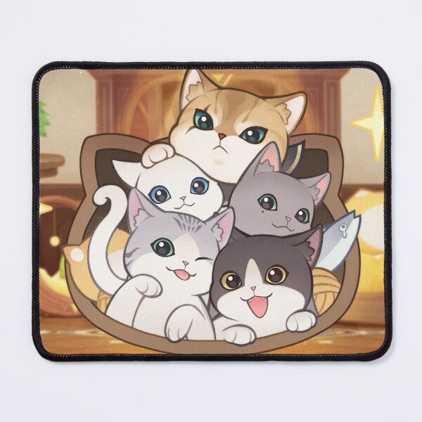 Item preview, Genshin Cats designed and sold by Lauwuuh.