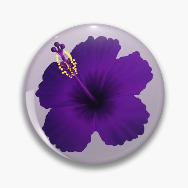 Artikelvorschau, Leuchtend violette Hibiskus-Tropenblume entworfen und verkauft von TreasurNTemplat.