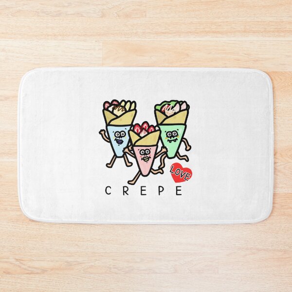 Item preview, Cute I LOVE CREPE designed and sold by kanaehonkawa.
