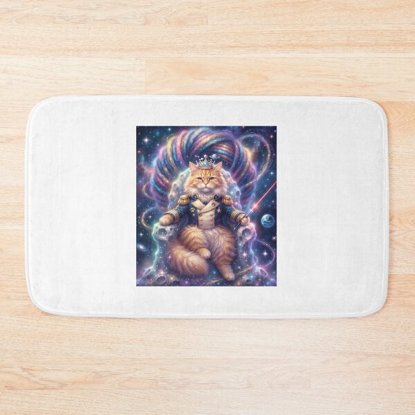 Item preview, Cosmic Cat King on a Galactic Throne designed and sold by DadGenX.