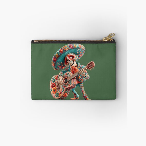 Item preview, Dia de Muertos Mariachi Skeleton | Mexican Folk Art Guitar designed and sold by MythicMood.
