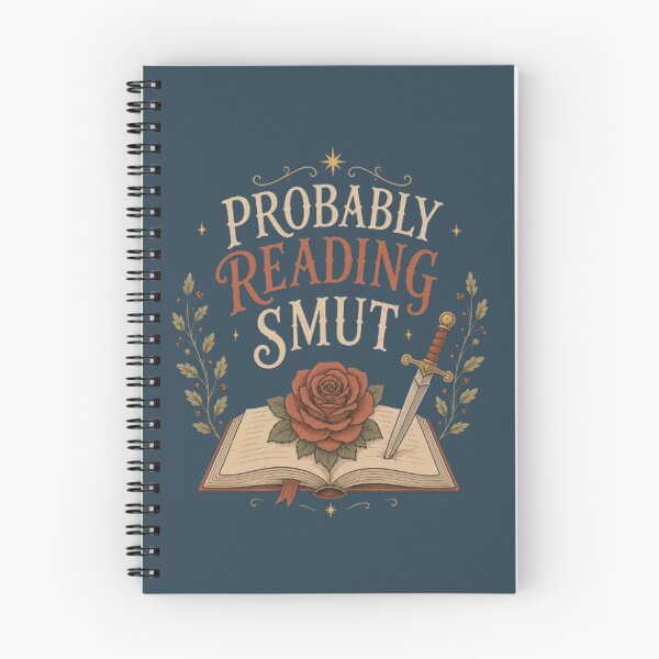 Item preview, Probably Reading Smut – Fantasy Reader Vintage Booktok Design designed and sold by Moonwoven Studio.