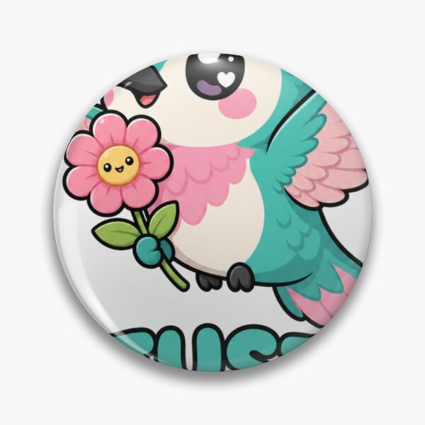 Item preview, Just Winging It Cute Kawaii Hummingbird designed and sold by BoosterShop.