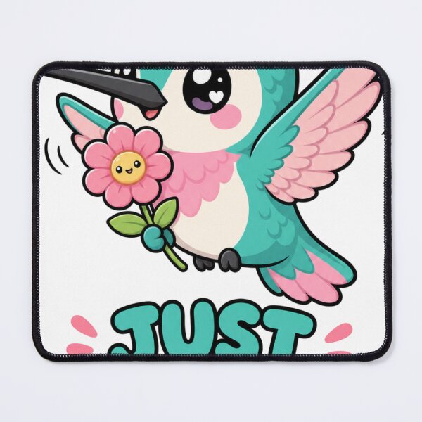 Item preview, Just Winging It Cute Kawaii Hummingbird designed and sold by BoosterShop.