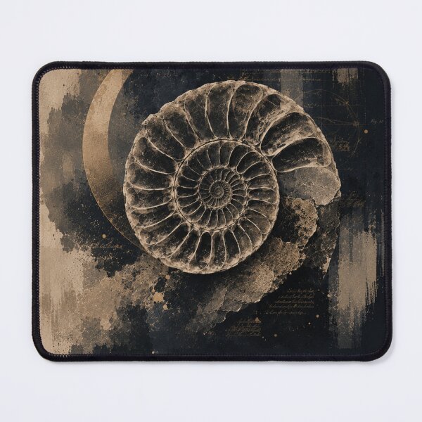 Item preview, Ammonite Fossil Museum Art designed and sold by tmoca.