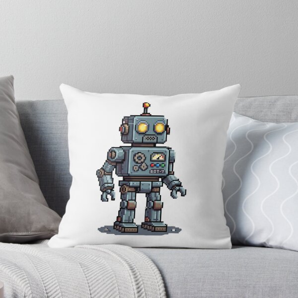 Item preview, Vintage retro robot 8bit pixel designed and sold by alex889art.