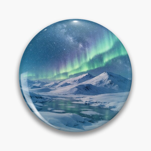 Item preview, Aurora snow landscape designed and sold by SeanTee.