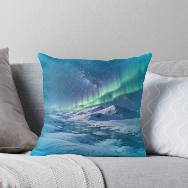Item preview, Aurora snow landscape designed and sold by SeanTee.