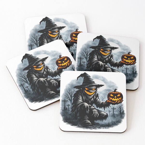 Item preview, Creepy-Scarecrow-Halloween-Pumpkin designed and sold by afr-saad.