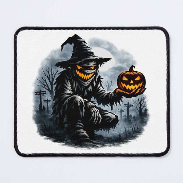 Item preview, Creepy-Scarecrow-Halloween-Pumpkin designed and sold by afr-saad.