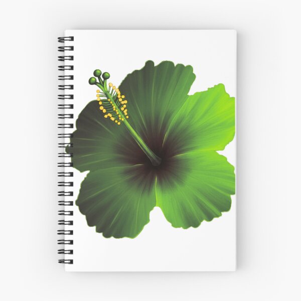 Item preview, Blooming Green Hibiscus Tropical Floral Art  designed and sold by TreasurNTemplat.