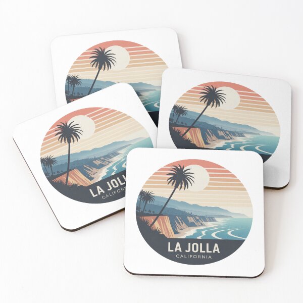 Item preview, La Jolla California: Cliffside Sunset designed and sold by CircinusStore.