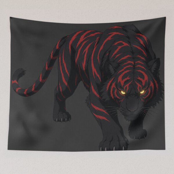 Aperçu de l'œuvre Tigre nocturne à l'affût créée et vendue par Villain Vault.