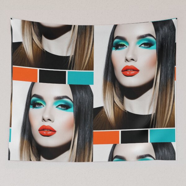 Item preview, Fashion - Avant-Garde Beauty Portrait, Futuristic 2000s Aesthetic designed and sold by Beat-It.