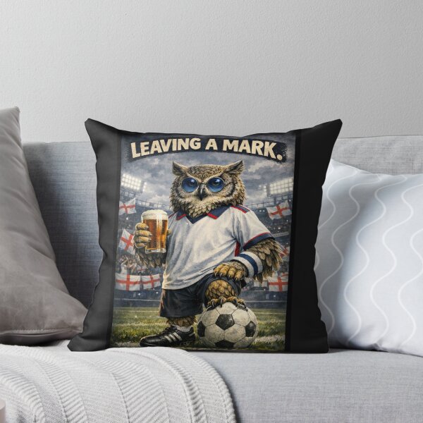 Item preview, ? LEAVING A MARK ⚽ ARGENTINA vs ENGLAND – MOTIVATIONAL FOOTBALL OWL ART designed and sold by Tienda Argentina.