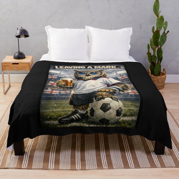 Item preview, ? LEAVING A MARK ⚽ ARGENTINA vs ENGLAND – MOTIVATIONAL FOOTBALL OWL ART designed and sold by Tienda Argentina.