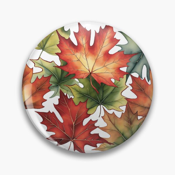 Item preview, Autumn Leaf Pattern | Warm Colors designed and sold by UnhingedBird.