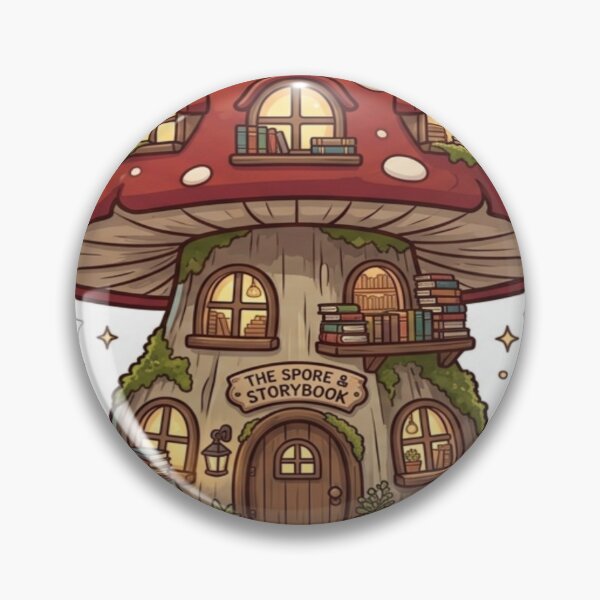 Item preview, Cozy Mushroom House Sticker | Whimsical Fairy Cottage | Cute Cottagecore Book Lover Vinyl Decal designed and sold by AdityaShop18.