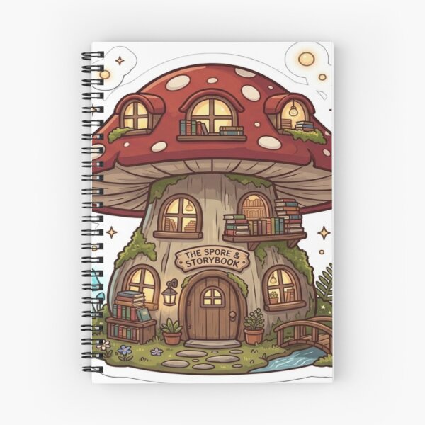 Item preview, Cozy Mushroom House Sticker | Whimsical Fairy Cottage | Cute Cottagecore Book Lover Vinyl Decal designed and sold by AdityaShop18.