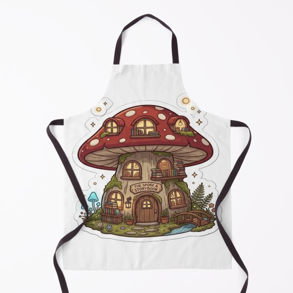 Item preview, Cozy Mushroom House Sticker | Whimsical Fairy Cottage | Cute Cottagecore Book Lover Vinyl Decal designed and sold by AdityaShop18.