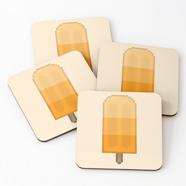 Item preview, Pixelart Orange Icepop designed and sold by Lilac-Cat.