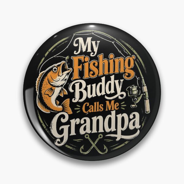 Item preview, My Fishing Buddy Calls Me Grandpa Design designed and sold by OlakunleOloroz.