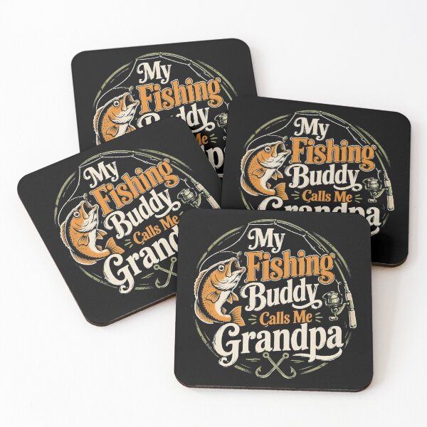 Item preview, My Fishing Buddy Calls Me Grandpa Design designed and sold by OlakunleOloroz.