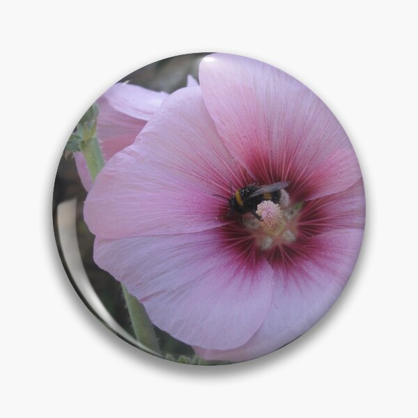 Item preview, Bumblebee bathing in a Hollyhock designed and sold by FlowerCloud.