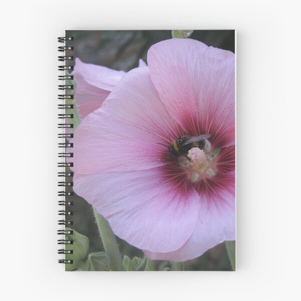 Item preview, Bumblebee bathing in a Hollyhock designed and sold by FlowerCloud.