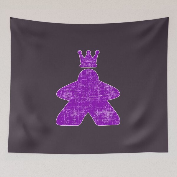Item preview, Meeple King (Purple) designed and sold by Sky-99.