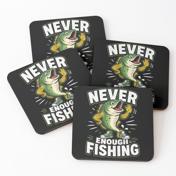 Item preview, Never Enough Fishing designed and sold by OlakunleOloroz.