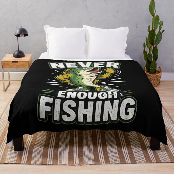 Item preview, Never Enough Fishing designed and sold by OlakunleOloroz.