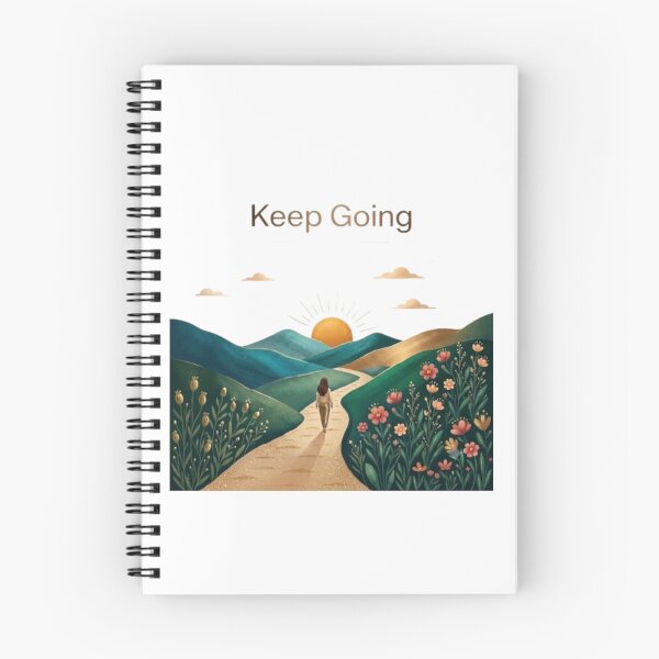 Item preview, Keep Going Luxe Emerald Mountain Sunrise Art designed and sold by Northern Glow Art.