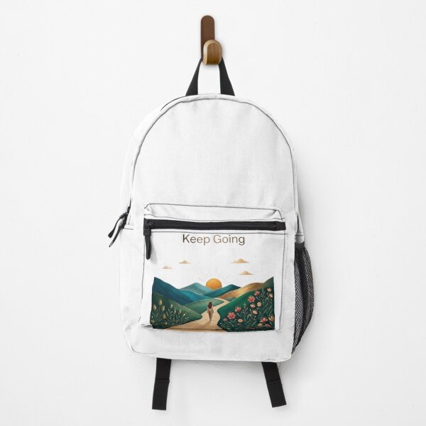 Item preview, Keep Going Luxe Emerald Mountain Sunrise Art designed and sold by Northern Glow Art.