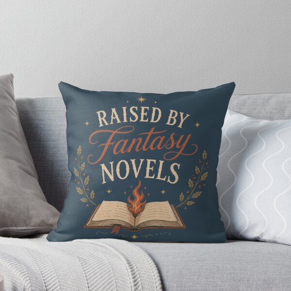 Item preview, Raised By Fantasy Novels – Cozy Booktok Reader Aesthetic Design designed and sold by Moonwoven Studio.