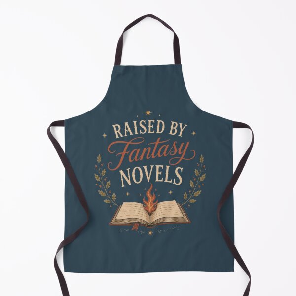 Item preview, Raised By Fantasy Novels – Cozy Booktok Reader Aesthetic Design designed and sold by Moonwoven Studio.