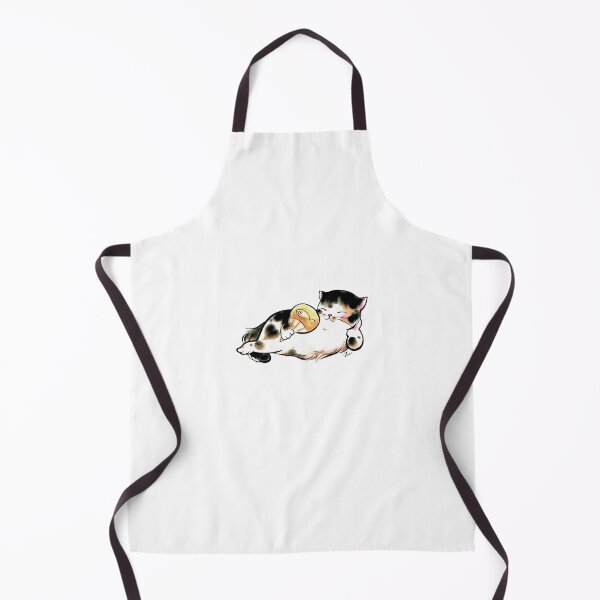 Item preview, Cute Chubby Calico Cat Lying Down Art designed and sold by OpusTwo.