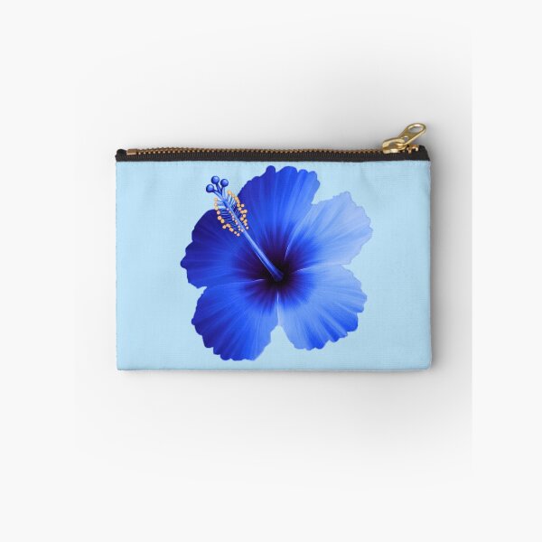 Item preview, Blooming Blue Hibiscus Tropical Floral Art designed and sold by TreasurNTemplat.