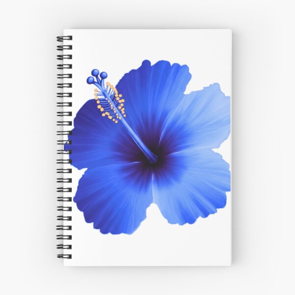 Item preview, Blooming Blue Hibiscus Tropical Floral Art designed and sold by TreasurNTemplat.