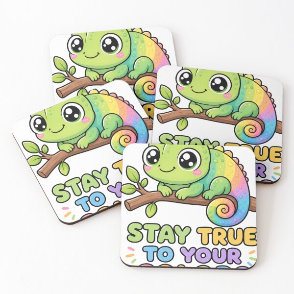 Item preview, Stay True To Your Colors Kawaii Chamaeleon designed and sold by BoosterShop.