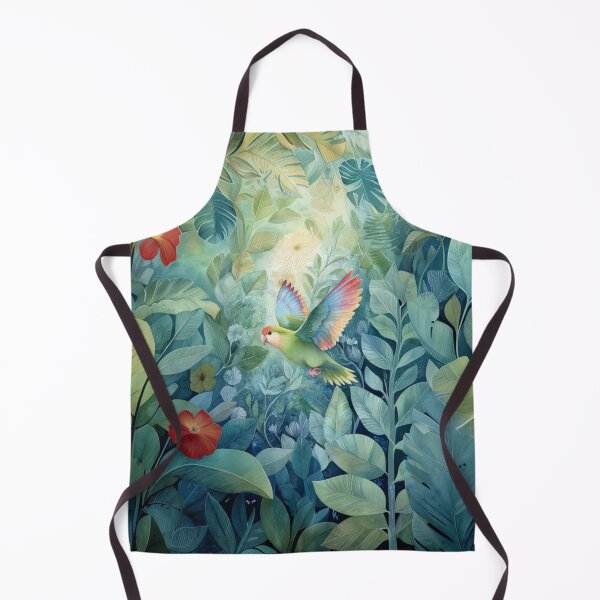 Item preview, A Parrotlet flying through a spring garden, Birds in Motion designed and sold by CDC40.