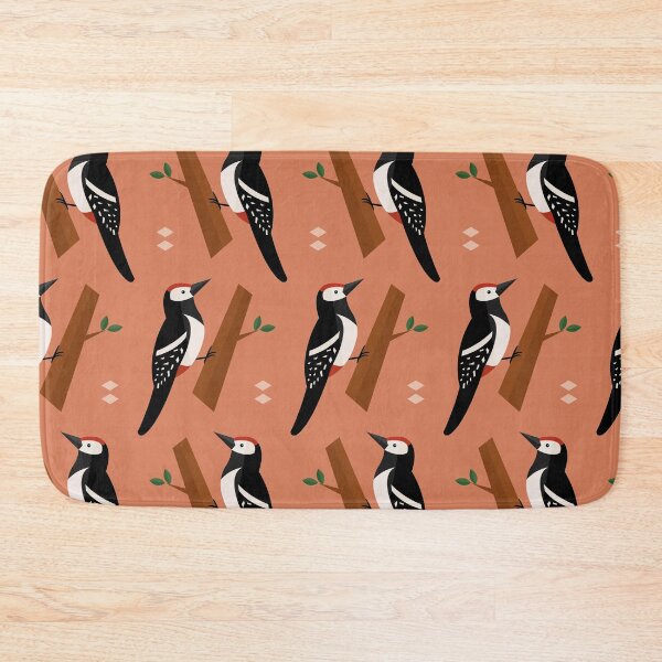 Item preview, Woodpeckers on brown designed and sold by reneesillus.