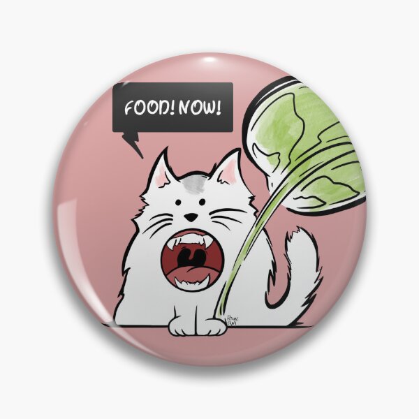 Item preview, Cat is asking a lot of food! Food! Now! designed and sold by Rain Ant.