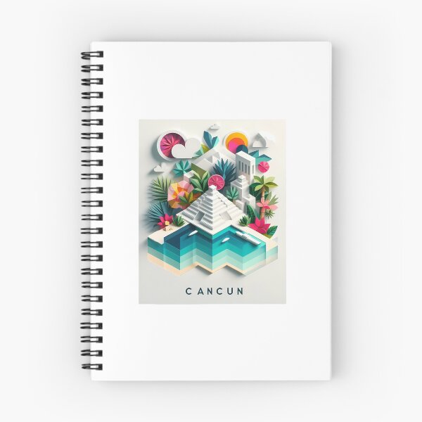 Item preview, Cancun Mexico Travel Poster - Abstract Tropical Island Beach Art designed and sold by OzzFrequency.