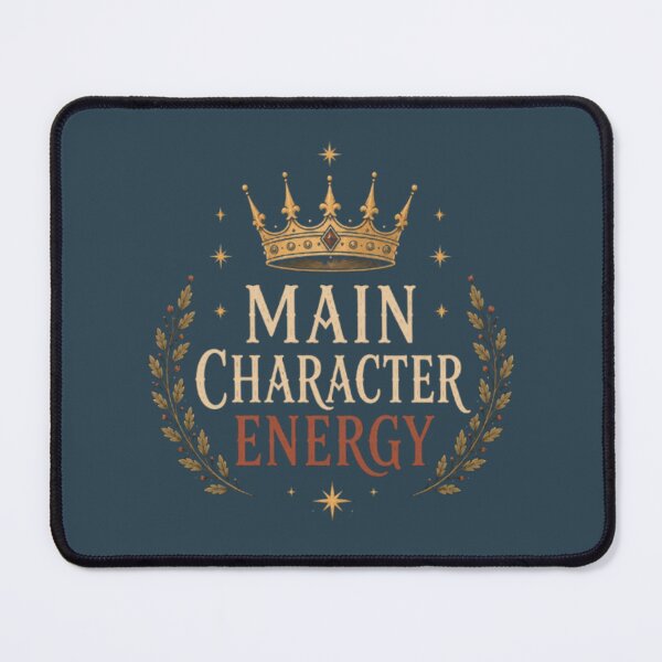 Item preview, Main Character Energy – Cozy Booktok Reader Aesthetic Design designed and sold by Moonwoven Studio.