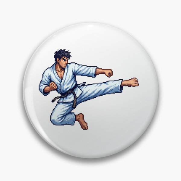 Item preview, Vintage karate 8bit pixel designed and sold by alex889art.